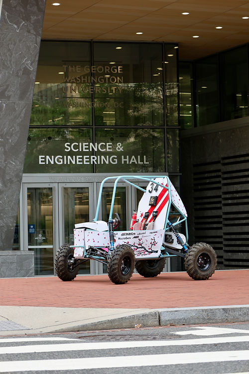 GW Baja SAE car at the Science and Engineering Hall